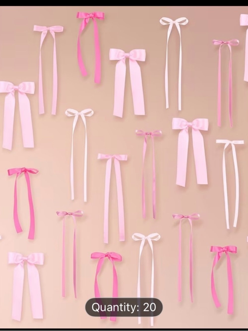 Assorted Light & Hot Pink bow party supplies